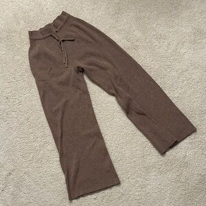 Uniqlo Taupe Knit Pants